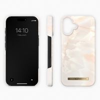 iDeal of Sweden Fashion Backcover Apple iPhone 16 - Rose Pearl Marble