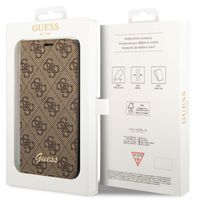 Guess 4G Logo Bookcase Apple iPhone 14 Pro - Bruin