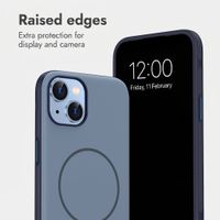 imoshion Colour Case with Thin MagSafe Ring Apple iPhone 14 / 13 - Dark Blue
