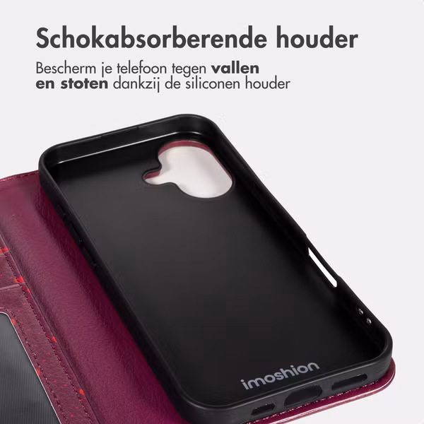 imoshion Design Bookcase Apple iPhone 16 - Crush Check Coral Dust