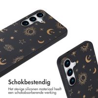 imoshion Siliconen design hoesje met koord Samsung Galaxy S25 Plus - Sky Black