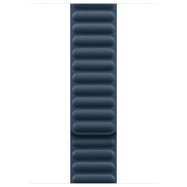 Apple Magnetic Link-bandje FineWoven Apple Watch Series 1 t/m 11 / SE / Ultra (44/45/46/49 mm) - Maat M/L - Baltic Blue