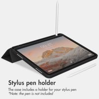 Accezz Smart Silicone Book Case Apple iPad Air 11 inch (2026) M4 / (2025) M3 / (2024) M2 / Air 5 (2022) / Air 4 (2020) - Black