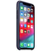 Apple Silicone Backcover iPhone Xs / X - Midnight Blue