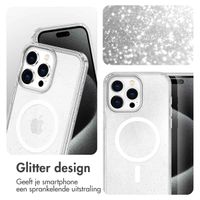 imoshion Sparkle Backcover met MagSafe Apple iPhone 15 Pro Max - Glitter Transparant