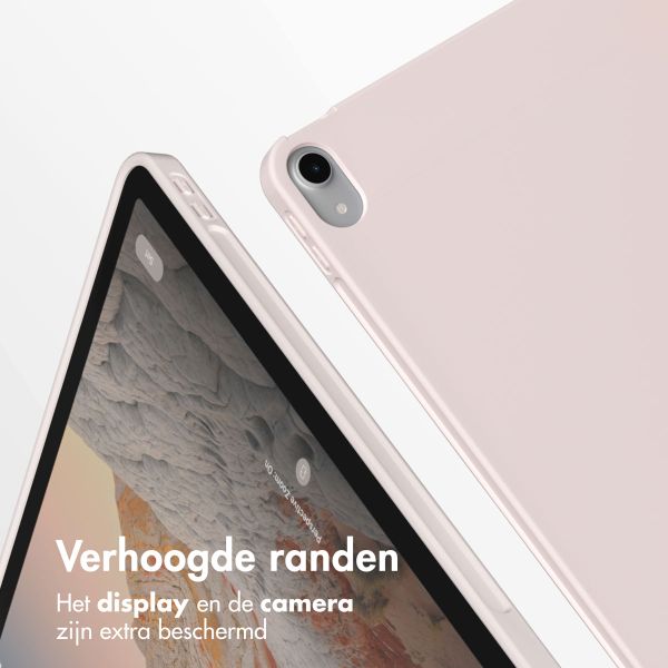 Accezz Smart Silicone Bookcase Apple iPad 11 (2025) 11 inch A16 / iPad 10 (2022) 10.9 inch - Roze