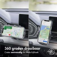 imoshion Telefoonhouder auto - Verstelbaar - Universeel - Carbon - Dashboard / Raam / Ventilatierooster - Zwart