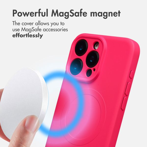 imoshion Colour Back Cover with MagSafe Apple iPhone 15 Pro Max - Neon Pink