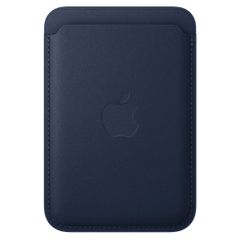 Apple FineWoven Wallet MagSafe met 'Zoek-mijn' functie - Deep Blue