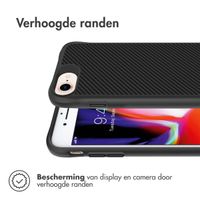 imoshion Rugged Hybrid Carbon Case iPhone SE (2022 / 2020) / 8 / 7 - Zwart