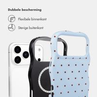 Selencia Vivid Wavy Backcover met MagSafe Apple iPhone 17 Pro - Happy Dots Digital Sky