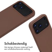 imoshion Siliconen hoesje met koord Apple iPhone 18 Pro / 17 Pro - Bruin