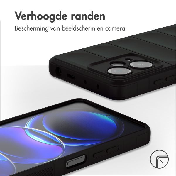 imoshion EasyGrip Backcover Xiaomi Redmi Note 12 Pro Plus - Zwart