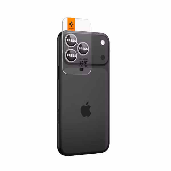 Spigen GLAStR Camera Protector Glas 2 Pack Apple iPhone 17 Pro / 17 Pro Max / 16 Pro / 16 Pro Max / 15 Pro / 15 Pro Max / 14 Pro / 14 Pro Max - Zilver