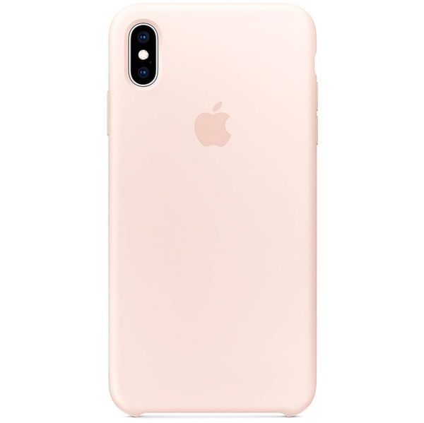 Apple Silicone Backcover iPhone Xs Max - Pink Sand