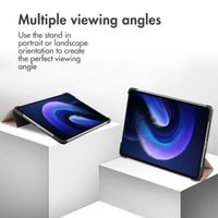 imoshion Trifold Bookcase Xiaomi Pad 6 / 6 Pro - Rosé Goud