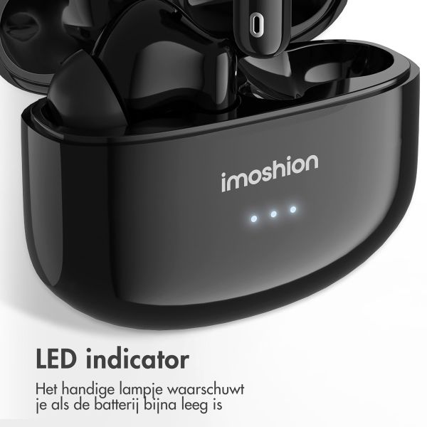 imoshion Aura Pro Draadloze In-ear Oordopjes - Active Noise Cancelling (ANC) - Zwart