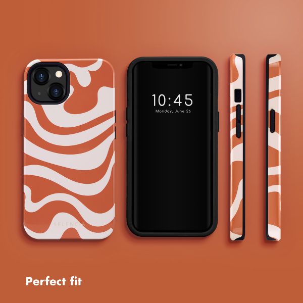 Selencia Vivid Back Cover Apple iPhone 13 - Dream Swirl Orange