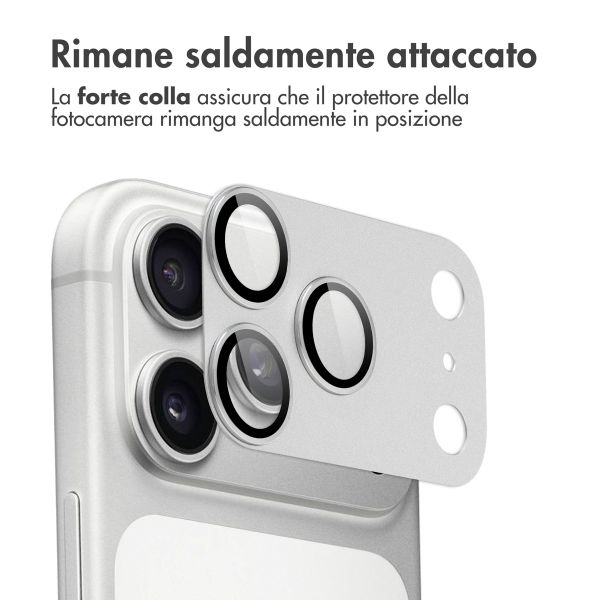 imoshion Camera Protector Glas 2 Pack Apple iPhone 17 Pro Max - Silver