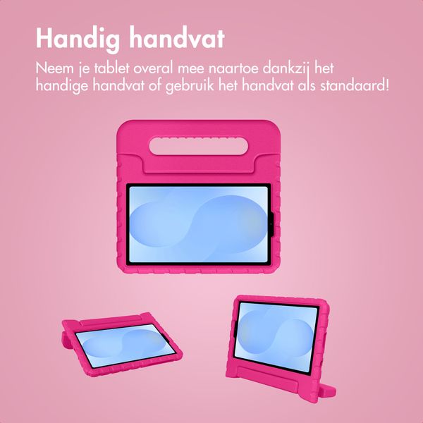 imoshion Kidsproof Backcover met handvat Samsung Galaxy Tab A11 / A9 8.7 inch - Roze