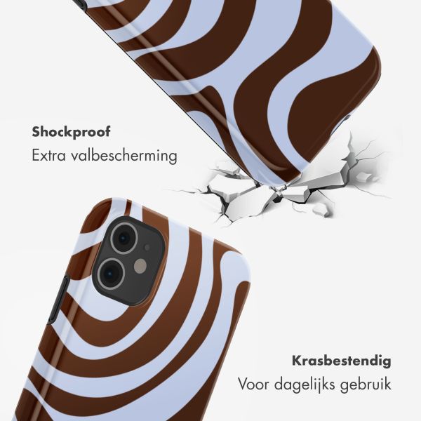 Selencia Vivid Backcover Apple iPhone 11 - Dream Swirl Chocolate