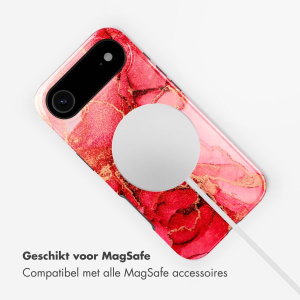 Selencia Vivid Backcover met MagSafe Apple iPhone Air - Rosy Marble
