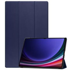 imoshion Trifold Bookcase Samsung Galaxy Tab S10 Ultra / Tab S9 Ultra 14.6 inch - Donkerblauw