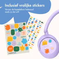 imoshion Kinderkoptelefoon met Draad - AUX kabel - Decibelbegrenzer - Lavender Lilac