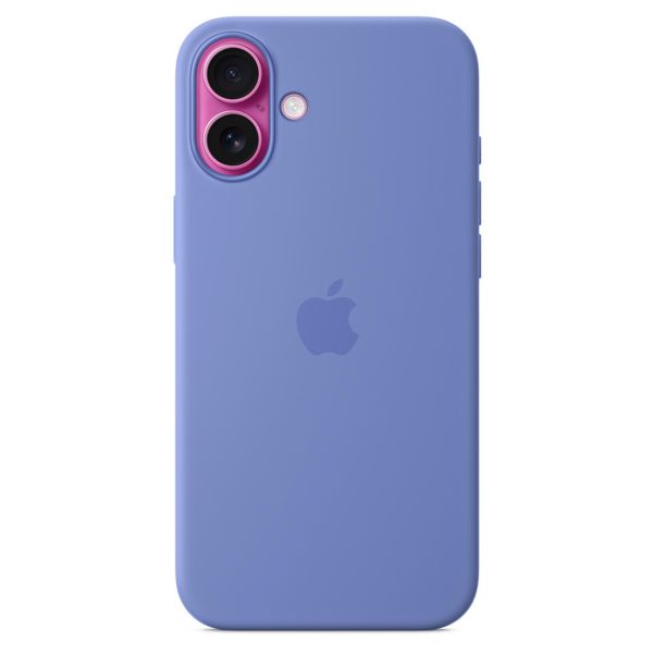 Apple Silicone Backcover MagSafe Apple iPhone 16 Plus - Periwinkle
