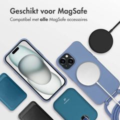 imoshion Color Backcover met afneembaar koord MagSafe Apple iPhone 15 - Ash Blue
