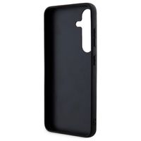 Guess 4G Metal Logo Backcover Samsung Galaxy S24 Plus - Zwart