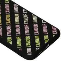 My Jewellery Design Backcover iPhone Xs / X - L'amour Black