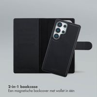 Selencia Olyn Uitneembare Bookcase met MagSafe Samsung Galaxy S25 Ultra - Zwart