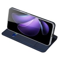 Dux Ducis Slim Softcase Bookcase Oppo Reno 13 - Donkerblauw