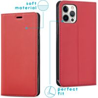 imoshion Slim Folio Bookcase Apple iPhone 12 (Pro) - Rood