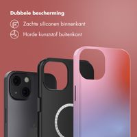 Selencia Vivid Backcover met MagSafe Apple iPhone 13 - Gradient Soft Blush