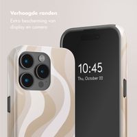 Selencia Vivid Tough Backcover met MagSafe Apple iPhone 15 Pro - Desert Waves Beige