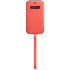 Apple Leather Sleeve MagSafe Apple iPhone 12 Pro Max - Pink Citrus