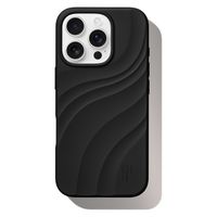 iDeal of Sweden Soft Swirl Silicone MagSafe Case Apple iPhone 16 Pro - Velvet Black