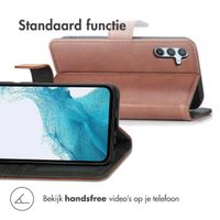 imoshion Luxe Bookcase Samsung Galaxy A34 (5G) - Bruin