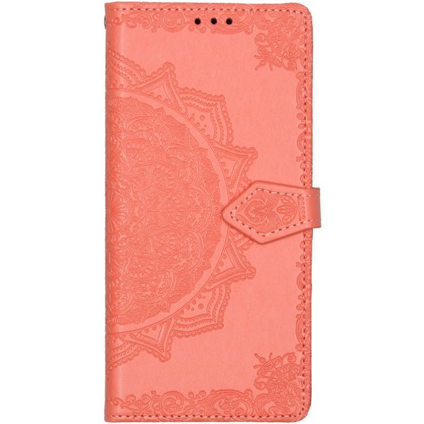 Mandala Bookcase Samsung Galaxy A71 - Peach