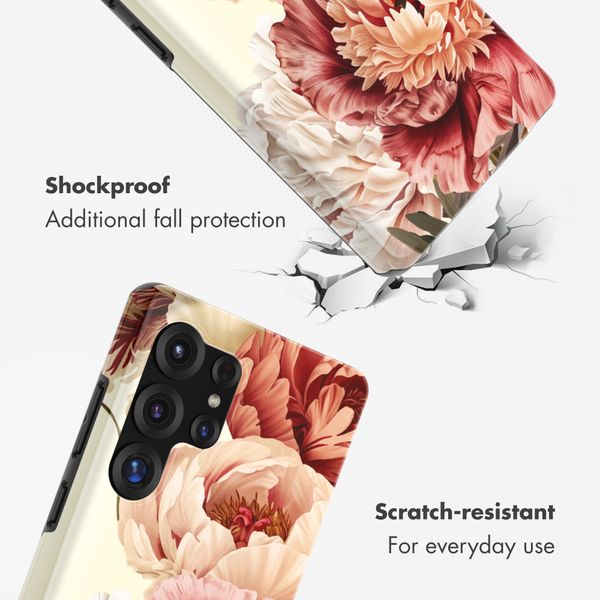 Selencia Vivid Back Cover with MagSafe Samsung Galaxy S26 - Vintage Peony
