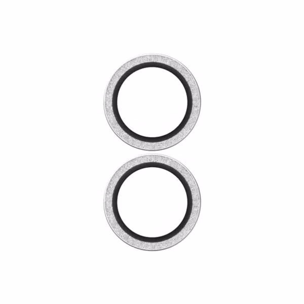 PanzerGlass Camera Protector Hoops Optic Rings voor de Apple iPhone 17 - Glitter Zilver