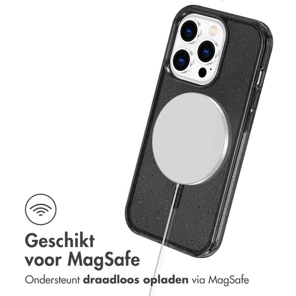 imoshion Sparkle Backcover met MagSafe Apple iPhone 14 Pro Max - Glitter Zwart