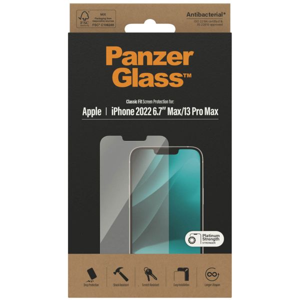 PanzerGlass Anti-Bacterial Screenprotector iPhone 14 Plus