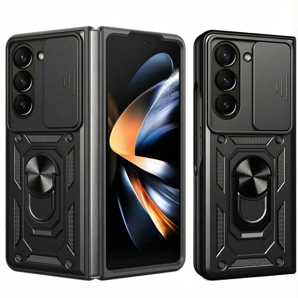 imoshion Rugged Backcover met ring Samsung Galaxy Z Fold 5 - Zwart