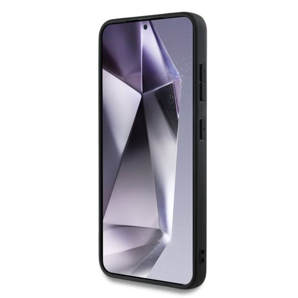 Guess 4G Metal Logo Backcover Samsung Galaxy S25 Plus - Zwart