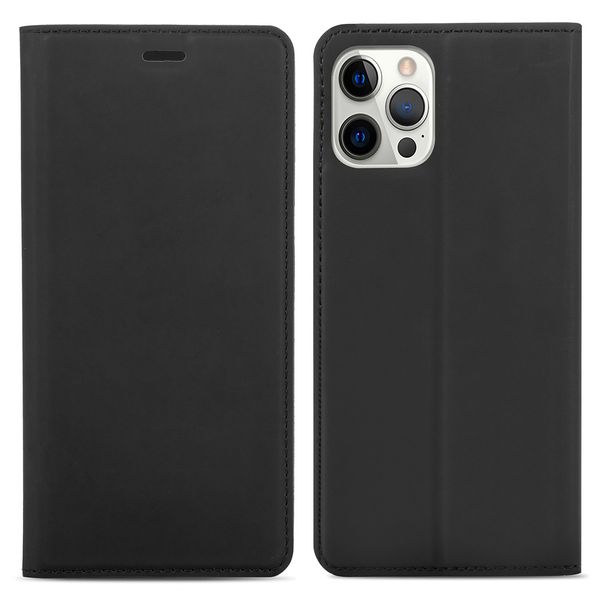 imoshion Slim Folio Bookcase iPhone 12 (Pro) - Zwart