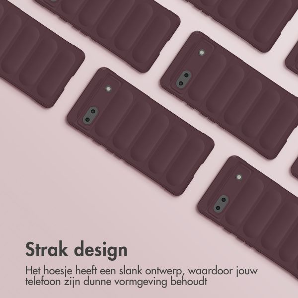 imoshion EasyGrip Backcover Google Pixel 6a - Aubergine