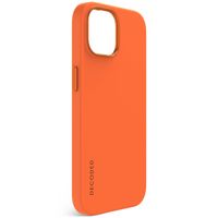 Decoded Silicone Backcover MagSafe iPhone 15 - Oranje